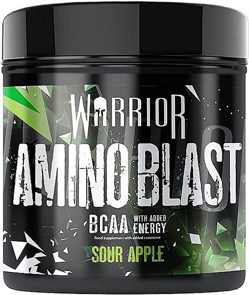 Amino Acid Complex Dietary Supplement - Warrior Amino Blast Sour Apple — photo N1