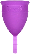 Menstrual Cup, model 1, lilac - Lunette Reusable Menstrual Cup Purple Model 1 — photo N11