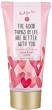 Fragrances, Perfumes, Cosmetics Strawberry & Vanilla Hand & Nail Cream - Accentra Just for You Strawberry & Vanilla Hand & Nail Cream