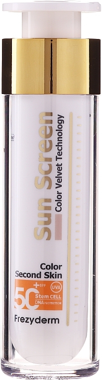 Facial Sun Cream - Frezyderm Sun Screen Color Velvet Face Cream SPF 50+ — photo N1