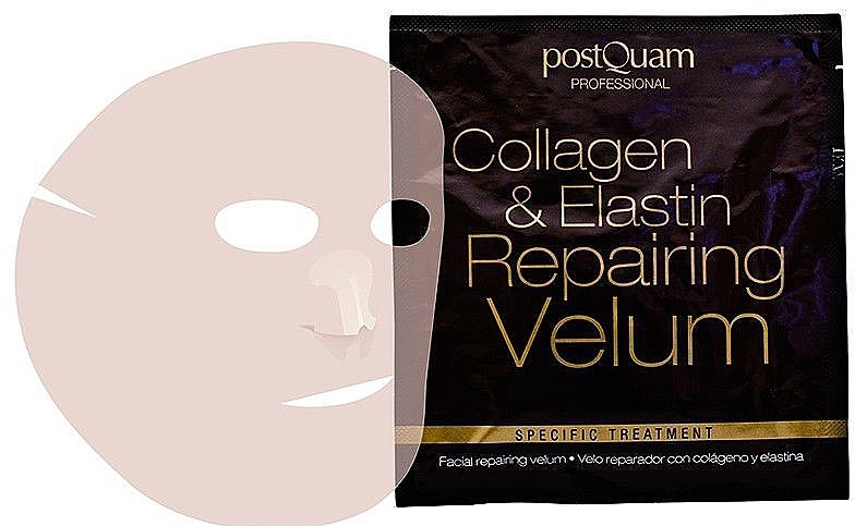 Face Mask - Postquam Facial Collagen & Elastin Repairing Velum Face Mask — photo N1