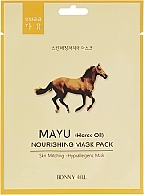 Fragrances, Perfumes, Cosmetics Horse Oil Sheet Mask - Beauadd Bonnyhill Mask Pack Mayu