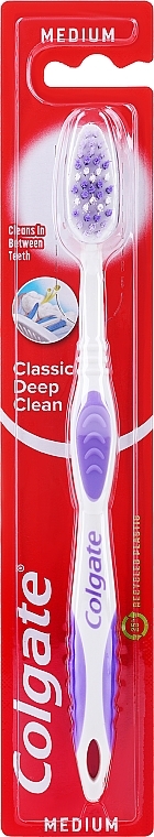 Classic Health Toothbrush, medium, purple 2 - Colgate — photo N1