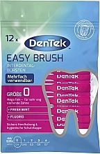 Fragrances, Perfumes, Cosmetics Interdental Brushes, 0.4 mm, Pack of 12 - DenTek Easy Brush