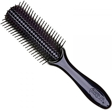 Fragrances, Perfumes, Cosmetics D1 Hair Brush, black - Denman Medium 8 Row Gentle Soft Styling Hair Brush