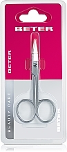 Fragrances, Perfumes, Cosmetics Curved Manicure Nail Scissors, chrome - Beter Beauty Care