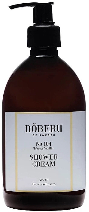 Shower Cream - Noberu Of Sweden №104 Tobacco Vanilla Shower Cream — photo N12