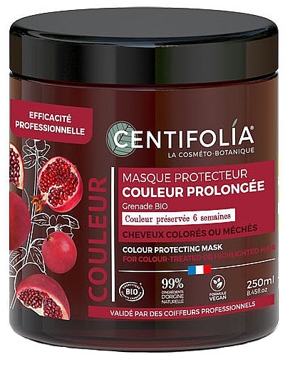 Centifolia Colour Protecting Mask Long-Lasting Colour - Pomegranate Hair Color Protecting Mask — photo N1