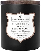 Fragrances, Perfumes, Cosmetics Scented Candle - Colonial Candle Manly Indulgence Signature Black Sandalwood