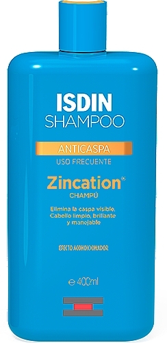 Anti-Dandruff Shampoo - Isdin Zincation Anti-Dandruff Shampoo — photo N1