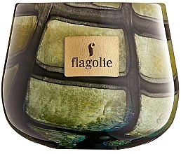 Jasmine & Cedar Scented Candle in Glass, 3 wicks - Flagolie — photo N1