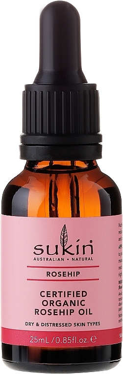 Natural Rosehip Oil - Sukin Organic Rose Hip Oil — photo N2