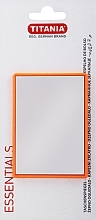 Fragrances, Perfumes, Cosmetics Pocket Mirror 8.5x6 cm, orange - Titania Square Pocket Mirror