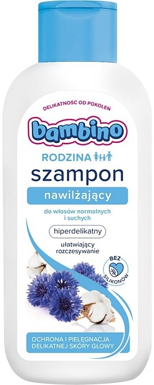 Moisturizing Shampoo for Normal & Dry Skin - Bambino Family Moisturising Shampoo — photo N1