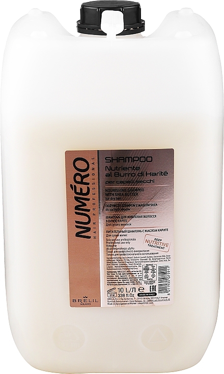 Shea Butter & Avocado Shampoo - Brelil Numero Nourishing Shampoo With Shea Butter — photo N27