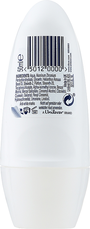 Roll-on Antiperspirant "Invisible" - Dove Invisible dry 48H — photo N5