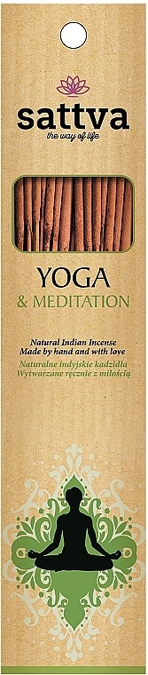 Incense Sticks "Yoga & Meditation" - Sattva Yoga & Meditation — photo N1