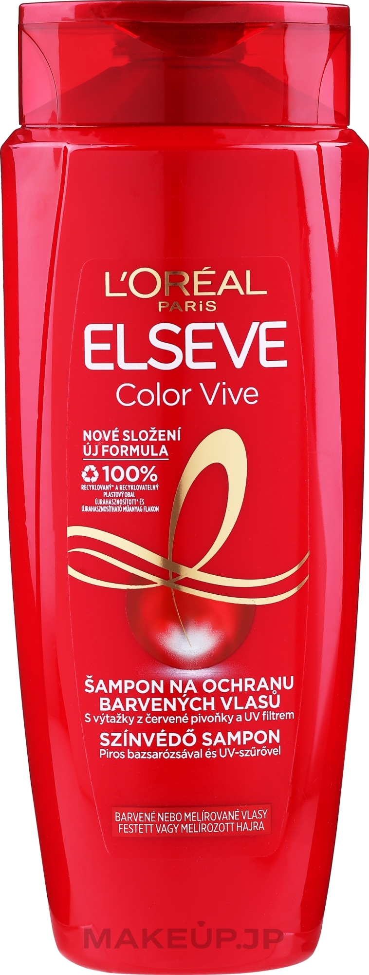 Colored Hair Shampoo "Color & Shine" - L'Oreal Paris Elseve Shampoo Color Vive — photo 700 ml