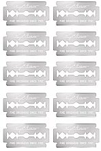 Double-Sided Shaving Blades with Platinum Coating, 10 pcs - Gillette King C. Gillette Double Edge Razors — photo N2