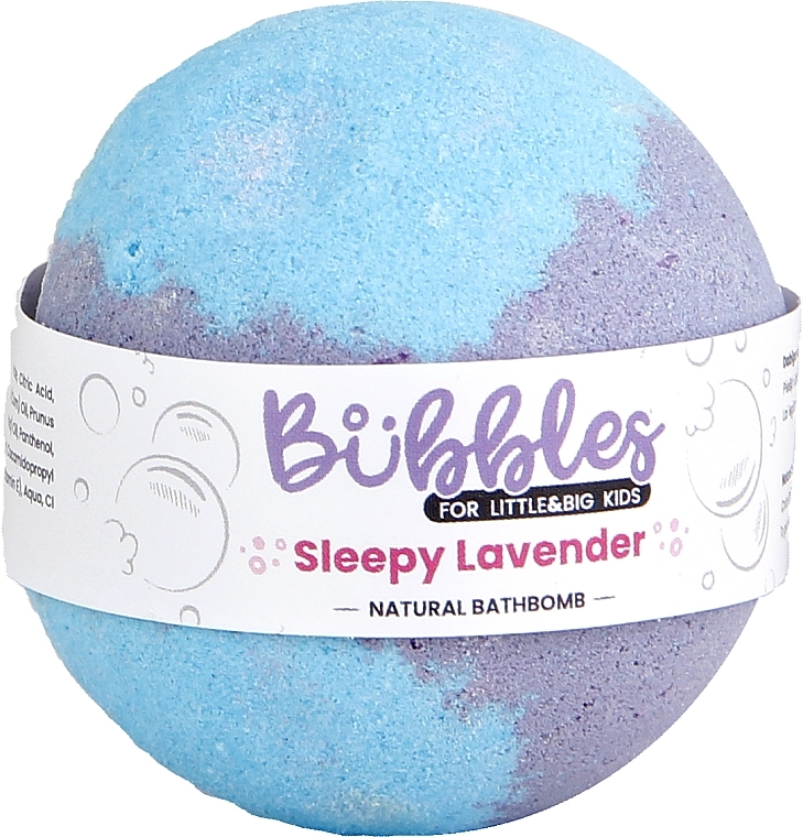 Sleepy Lavender Baby Bath Bomb - Bubbles Natural Bathbomb Sleepy Lavander — photo N1