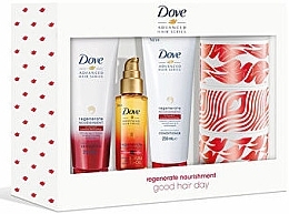 Fragrances, Perfumes, Cosmetics Set - Dove Good Hair Day (shm/250ml + cond/250ml + hair/oil/50ml + box)