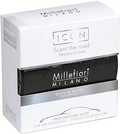 Car Perfume - Millefiori Milano Icon Urban 11 Legni & Spezie Car Air Freshener — photo N3