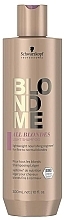 Shampoo for All Blonde Hair Types - Schwarzkopf Professional Blondme All Blondes Light Shampoo — photo N3
