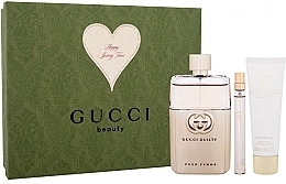 Gucci Guilty Pour Femme - Set (edp/90 ml + b/lot/50 ml + edp/mini/10 ml) — photo N1
