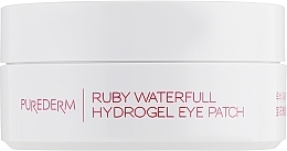 Pomegranate Hydrogel Eye Patch - Purederm Ruby Waterfull Hydrogel Eye Patch — photo N9