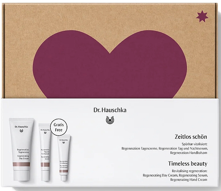 Set - Dr. Hauschka Timeless Beauty Gift Set (f/cr/40ml + f/ser/12.5ml + h/cr/10ml) — photo N2