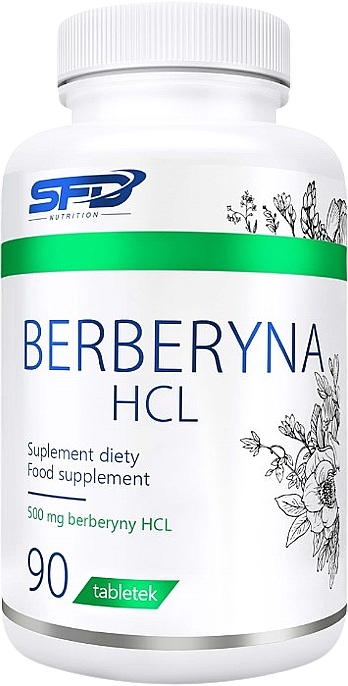 Berberine Hydrochloride Dietary Supplement - SFD Nutrition Berberyna HCL — photo N1