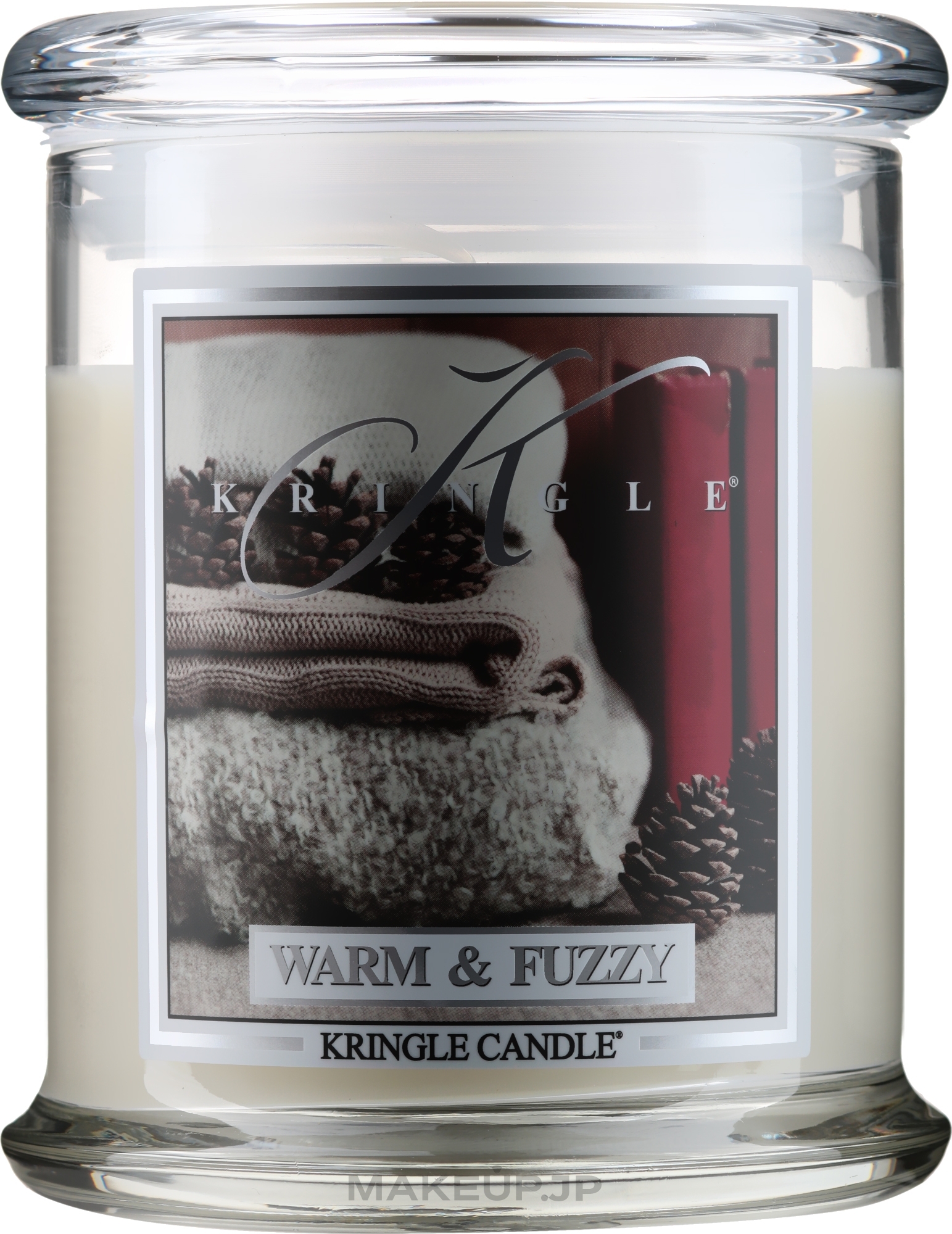 Scented Candle in Jar - Kringle Candle Warm & Fuzzy — photo 411 g