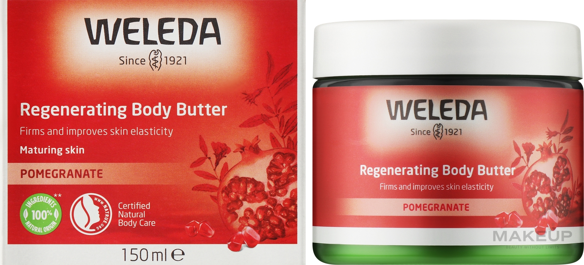 Pomegranate Regenerating Body Butter - Weleda Regenerating Body Buttter — photo 150 ml