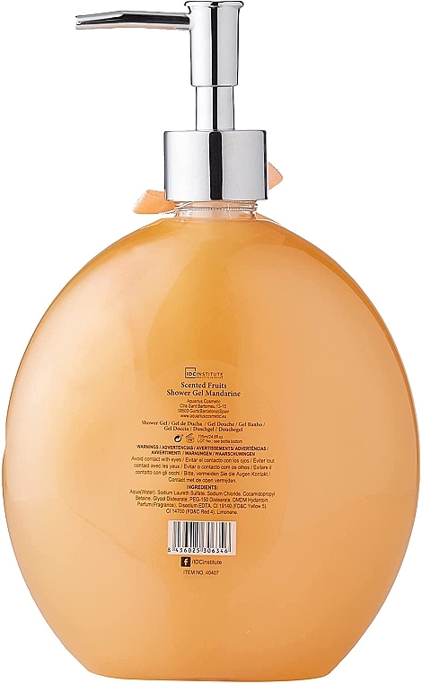 Tangerine Shower Gel - IDC Institute Scented Fruits Shower Gel Mandarine — photo N2