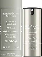 Men Face Cream - Sisley Sisleyum For Men Anti-Age Global Revitalizer Normal Skin — photo N2