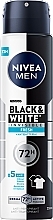 Fragrances, Perfumes, Cosmetics Antiperspirant Deodorant Spray "Invisible for Black and White" - NIVEA Invisible For Black&White Fresh 48 hour