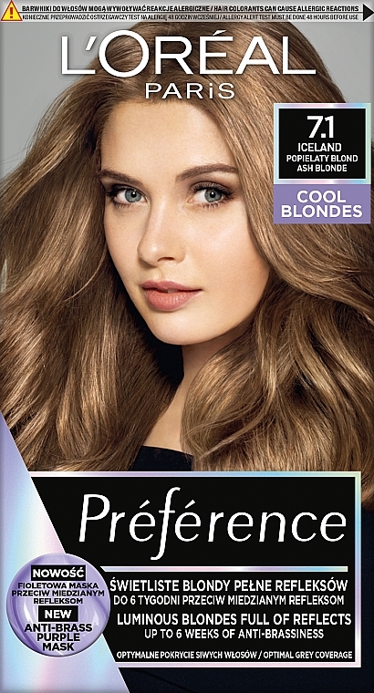Hair Color - L'Oreal Paris Preference Cool Blondes — photo N1