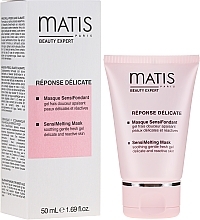 Fragrances, Perfumes, Cosmetics Refreshing Facial Gel Mask - Matis Reponse Delicate Sensimelting Mask