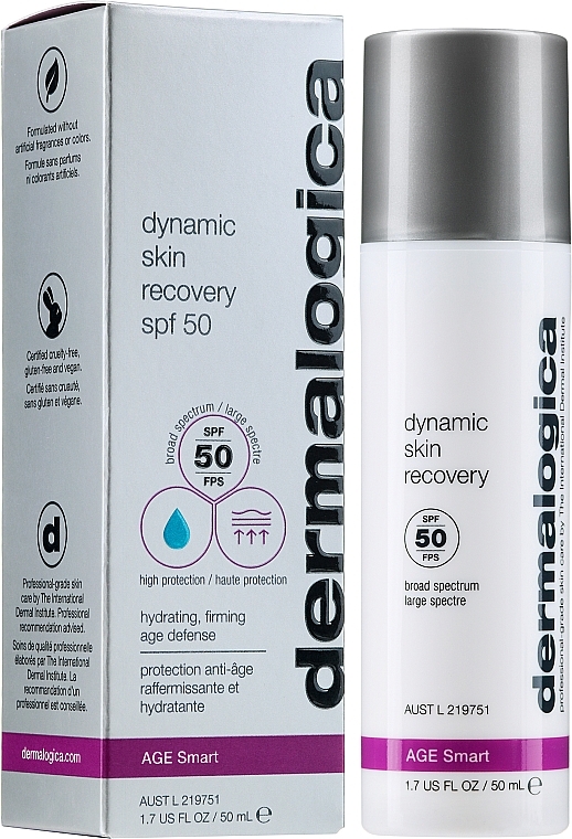 Active Skin Restorer SPF 50 - Dermalogica Age Smart Dynamic Skin Recovery SPF50 — photo N2