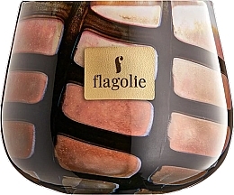 Fragrances, Perfumes, Cosmetics Jasmine & Caramel Scented Candle in Glass, 3 wicks - Flagolie