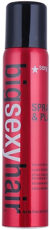 Volume Hair Spray - SexyHair BigSexyHair Spray & Play Volumizing Hairspray — photo N2