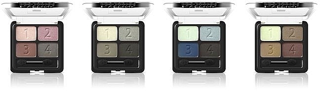 Eyeshadow - Eveline Cosmetics Quattro Eyeshadow — photo N3