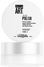 Fragrances, Perfumes, Cosmetics Texturizing Gel-Wax for Short Hair - L'Oreal Professionnel Tecni.Art Fix Polish Gel-Wax