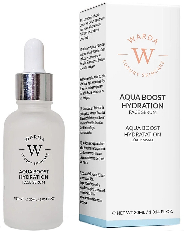 Hyaluronic Acid Face Serum - Warda Aqua Boost Hydration Face Serum — photo N1