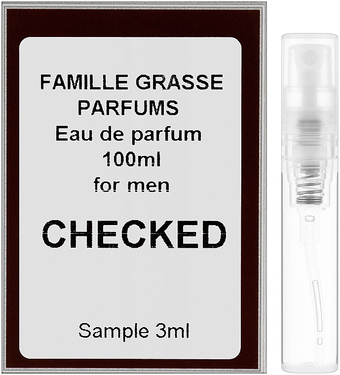 Famille Grasse Parfums Checked - Perfume (sample) — photo N1