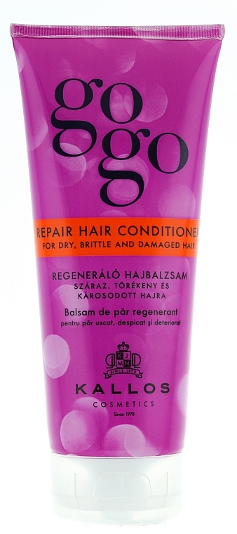 Hair Conditioner "Gogo" - Kallos Cosmetics Gogo Repair Hair Conditioner — photo N1