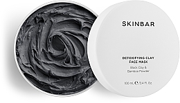 Fragrances, Perfumes, Cosmetics Black Clay & Bamboo Powder Detoxifying Face Mask - SKINBAR Black Clay & Bamboo Powder Face Mask