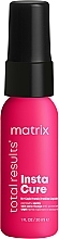 Spray for Damaged and Porous Hair (mini size) - Matrix Total Results Insta Cure Spray — photo N1