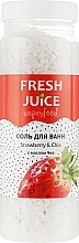 Fragrances, Perfumes, Cosmetics Bath Salt "Strawberry & Chia" - Fresh Juice Superfood Strawberry & Chia