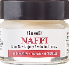 Fragrances, Perfumes, Cosmetics Moisturizing Cream ʼAvocado and Jojobaʼ - Iossi NAFFI Cream (mini size)